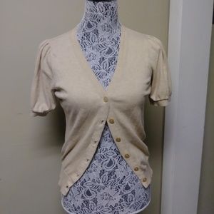 Loft Beige Cardigan Size M